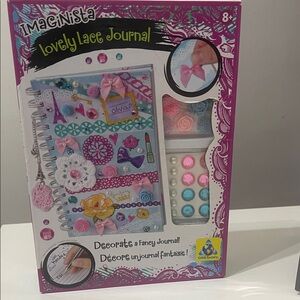 Imaginista Lovely Lace Journal Kit - Blue and Pink